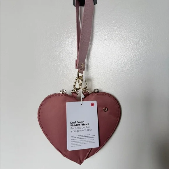 NWT Lululemon Dual Pouch Heart - Picture 4 of 12
